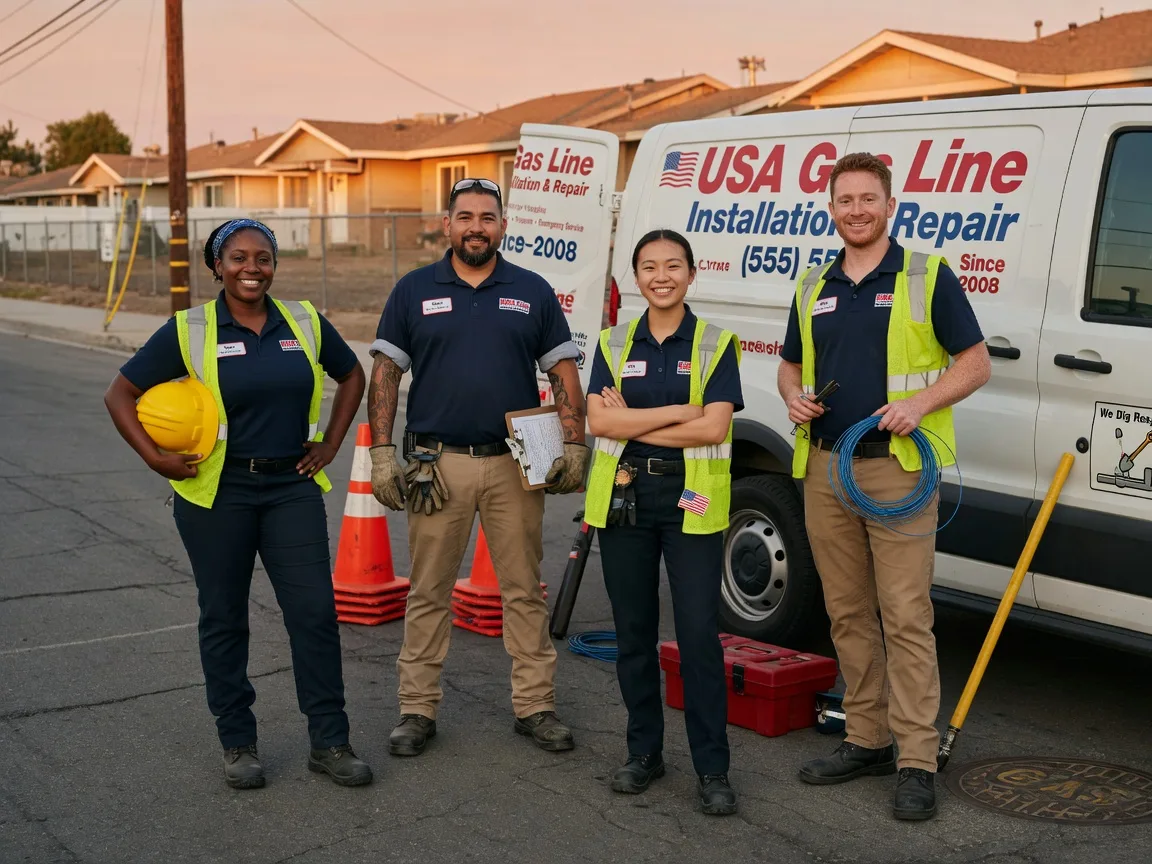 Gas Line Installation company in Ridott, IL